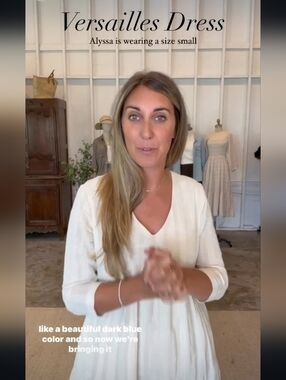 Neuflora Versailles Dress Cream M